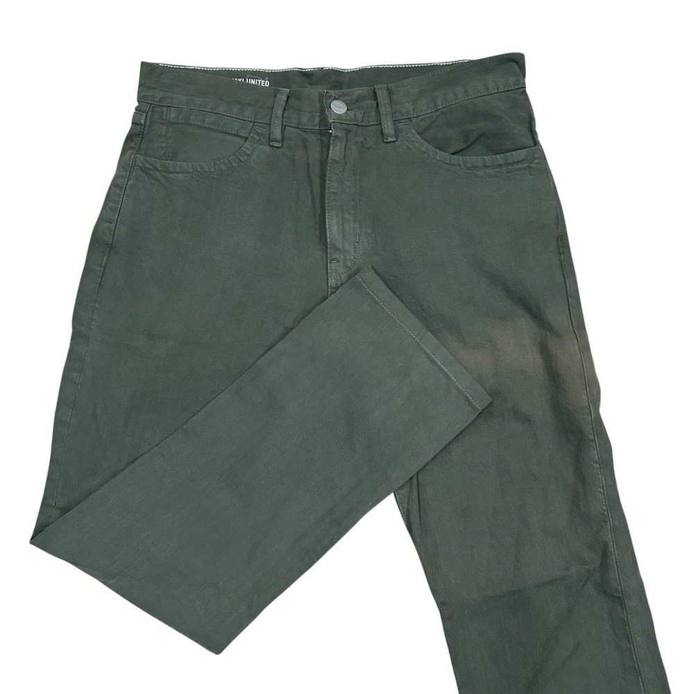 Save Khaki United Pants‎ Mens 31X28 Green 5 Pocket Made in USA